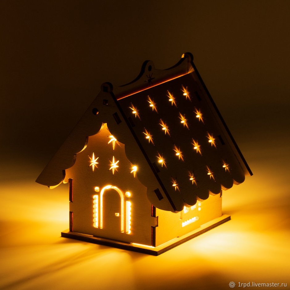 Светильник Рождественский домик