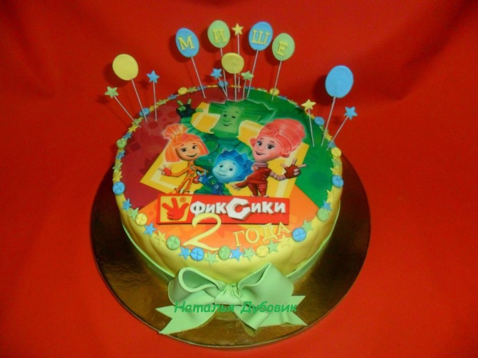 Торт детский Фиксики на день рождения