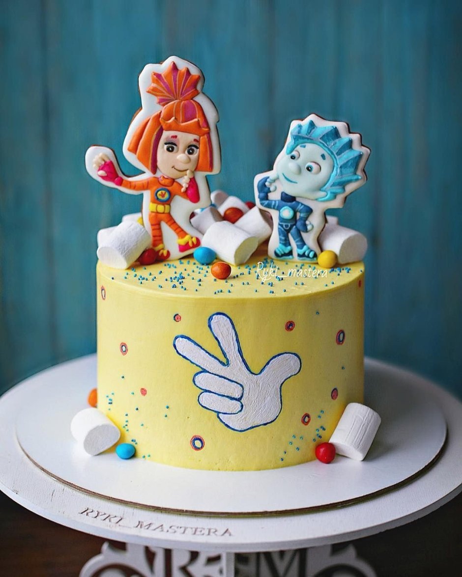 Торт Фиксики для девочки 4 года