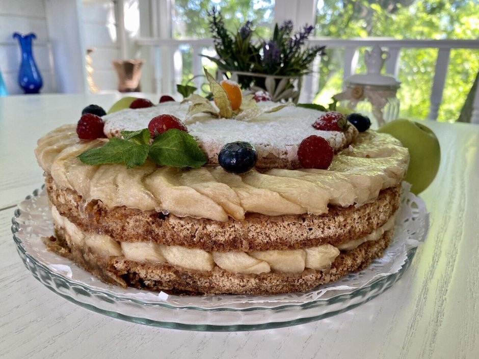Французский яблочный пирог тарт