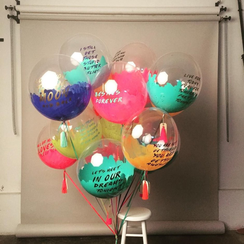 Необычные шары на день рождения