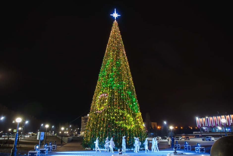 Площадь Ленина Воронеж зимой