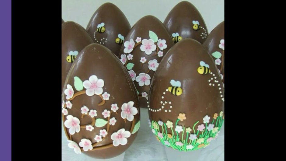Шоколадные пасхальные яйца