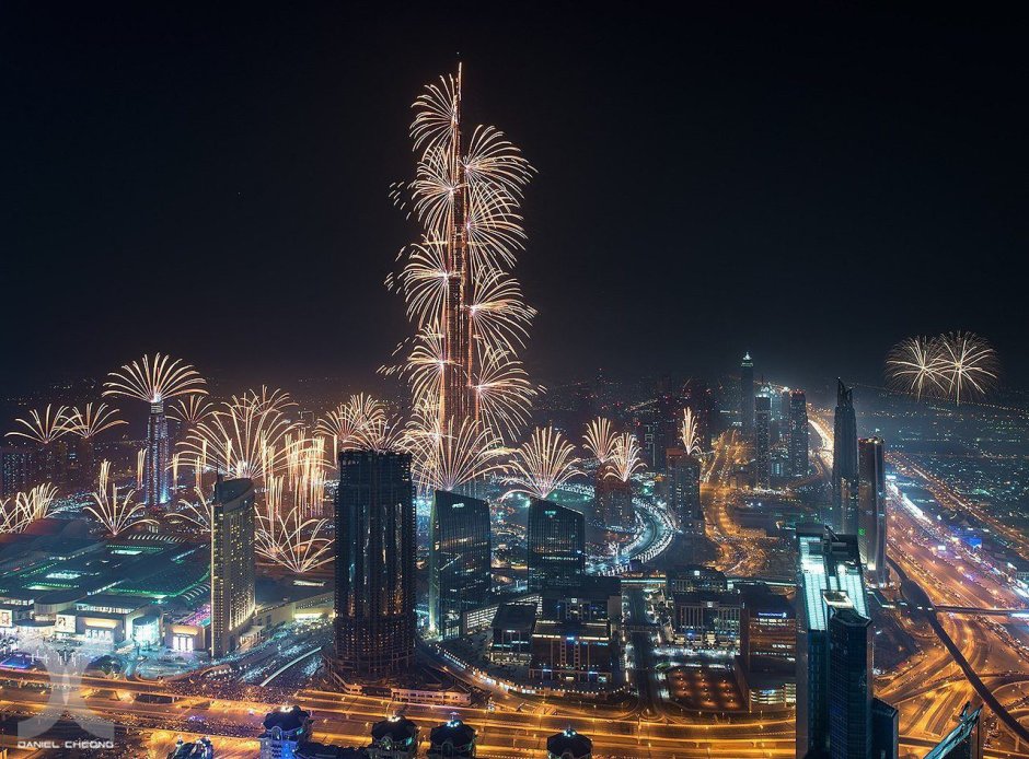 Даунтаун Дубай новый год
