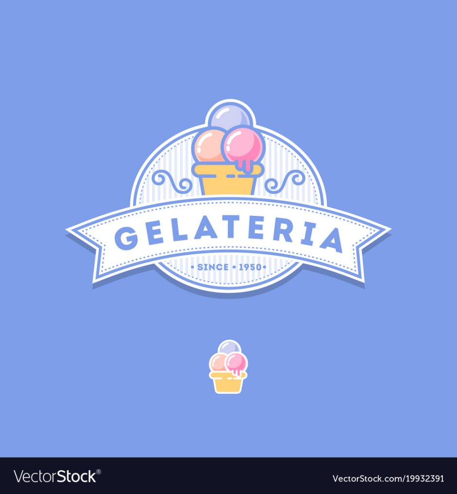 Логотипы компаний мороженого