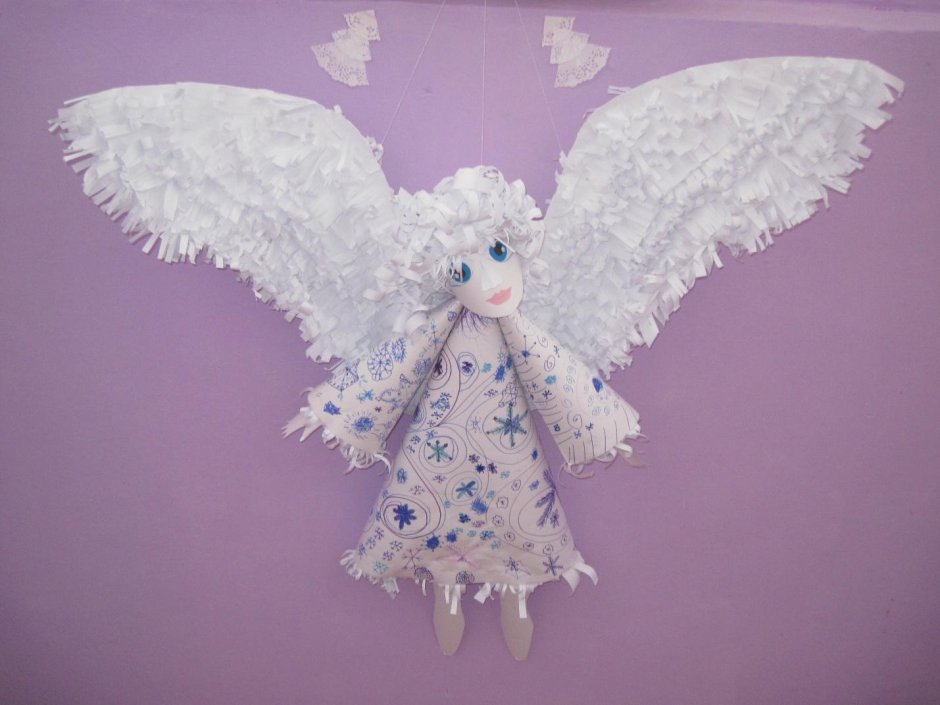 Елочная игрушка ERICHKRAUSE Рождественский ангел 14 см