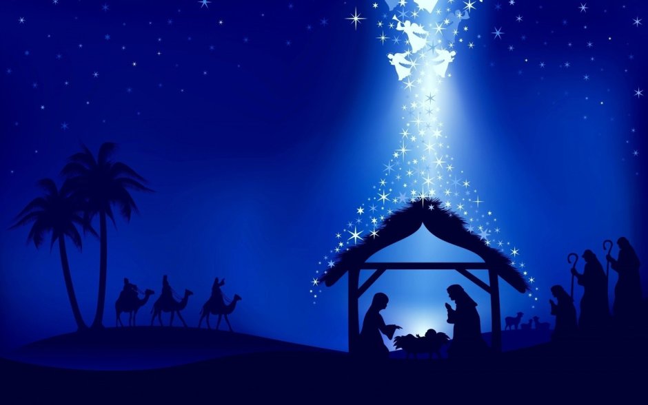 Рождение Христа фон