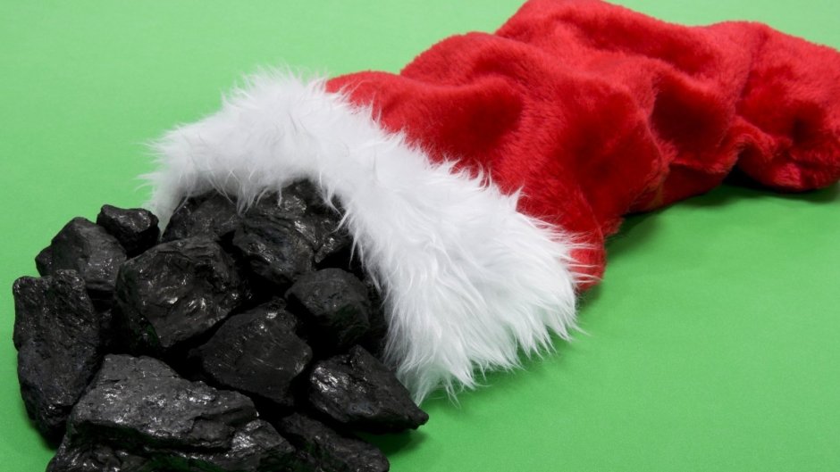 Уголь на новый год