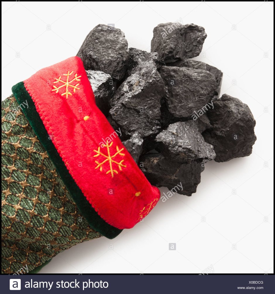 Подарок уголь
