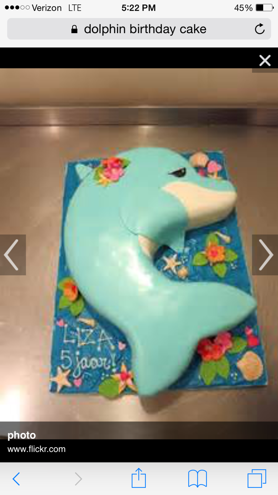 Торт остров с дельфином