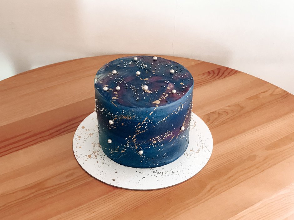 Торт велюровый космос