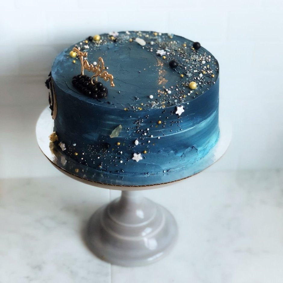 Декор торта космос