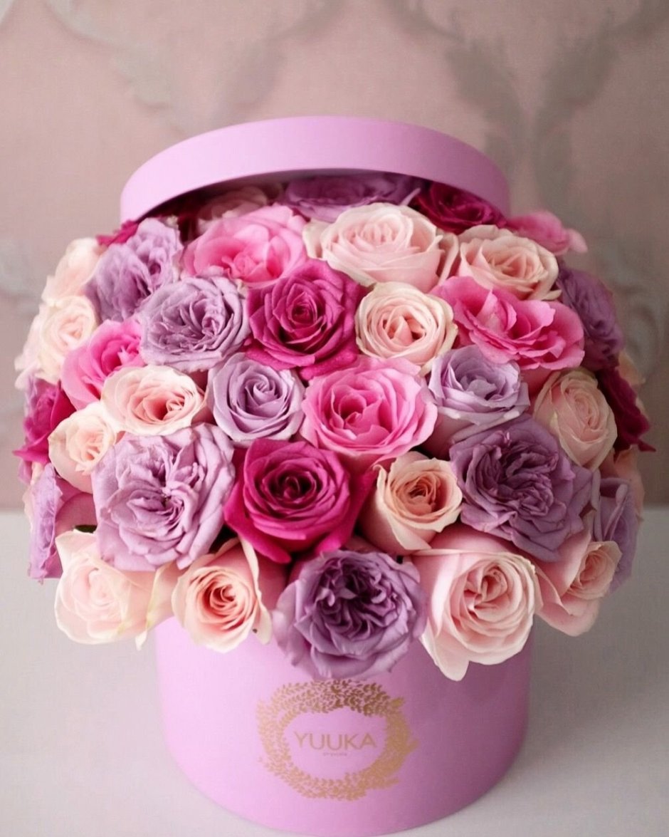 Букет роз пастельных тонов