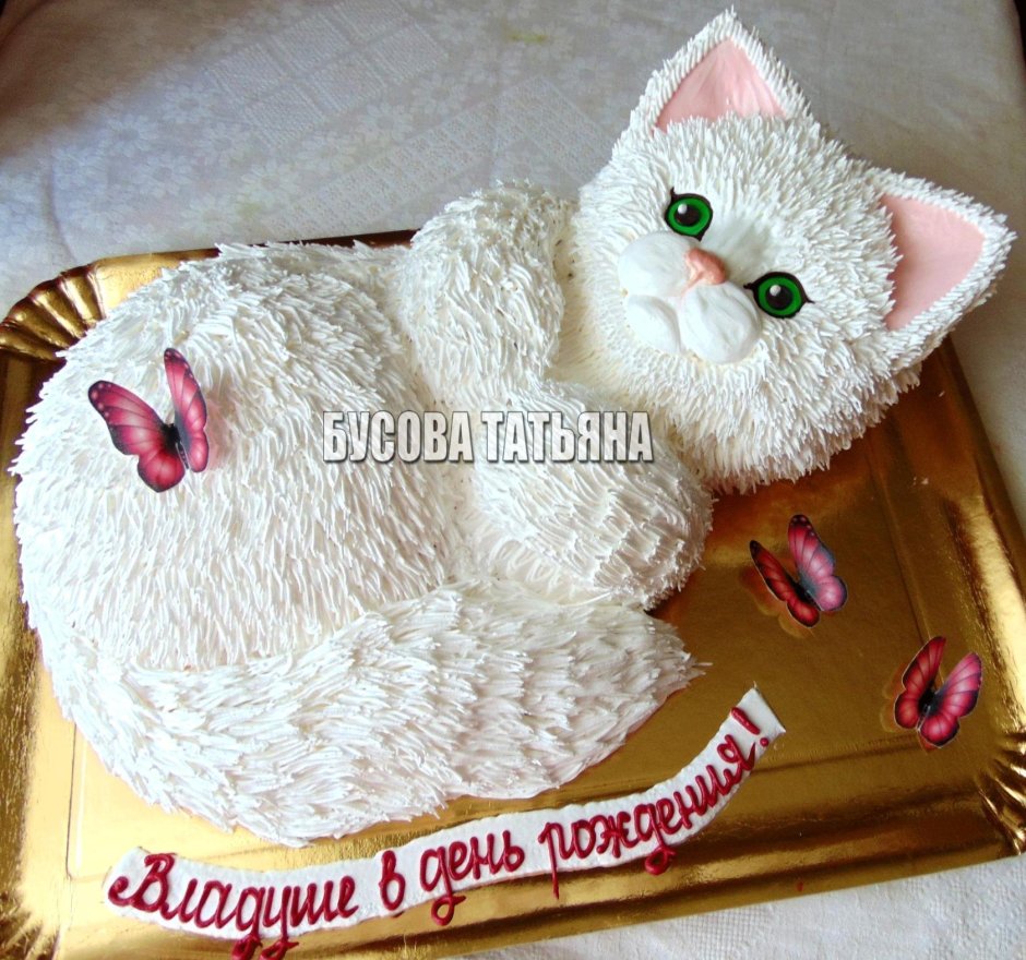 Тортик в виде котика
