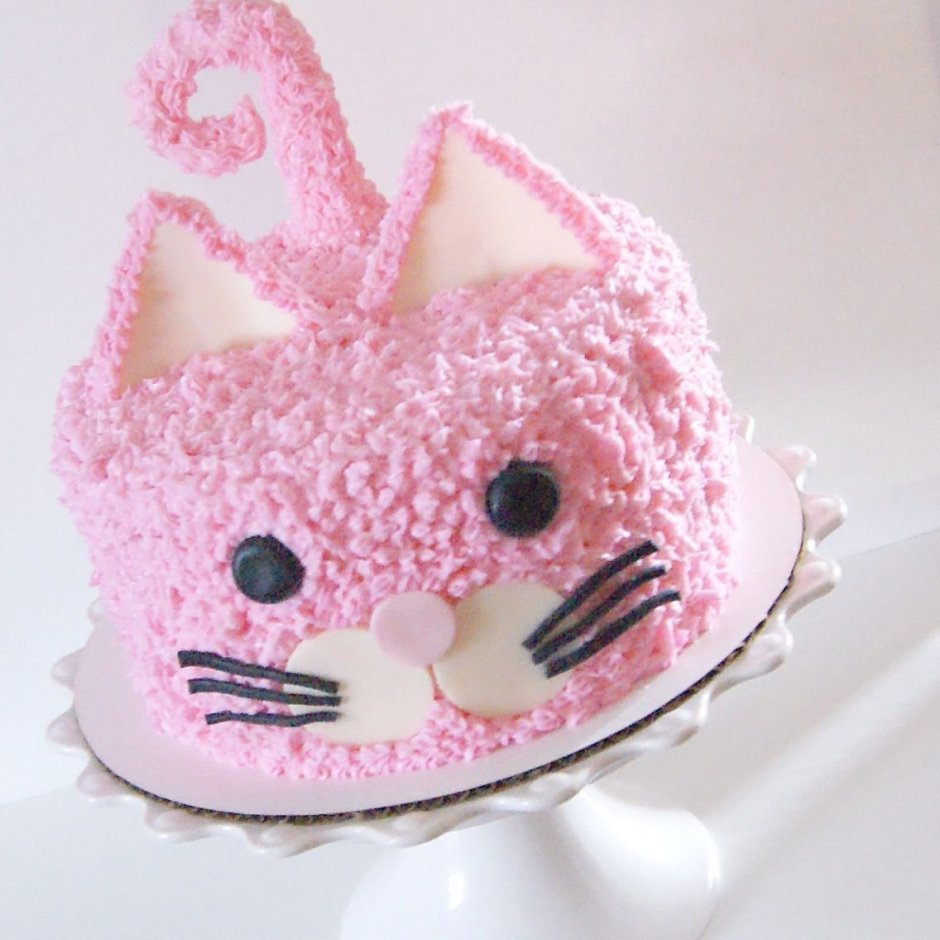 Торт котик с ушками для девочки