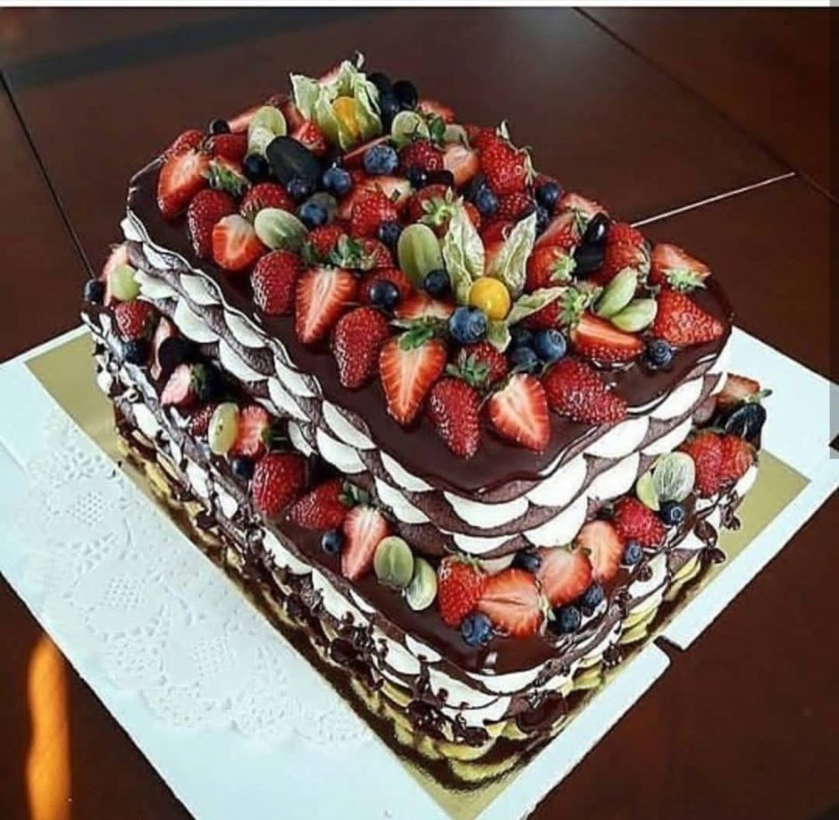 Торт Вупи Пай с фруктами