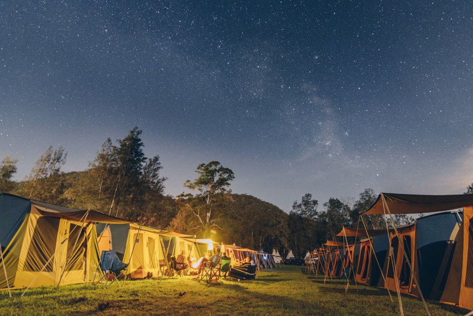 Фестиваль с палатками
