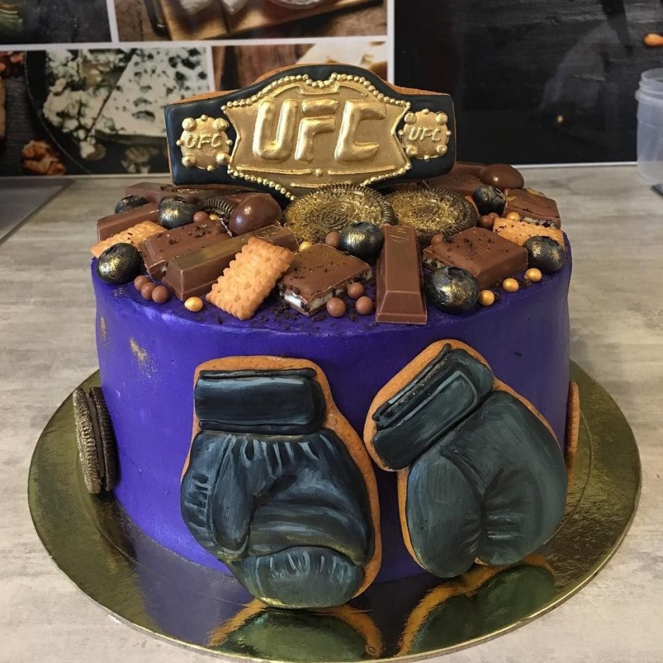 Торт в боксерском стиле
