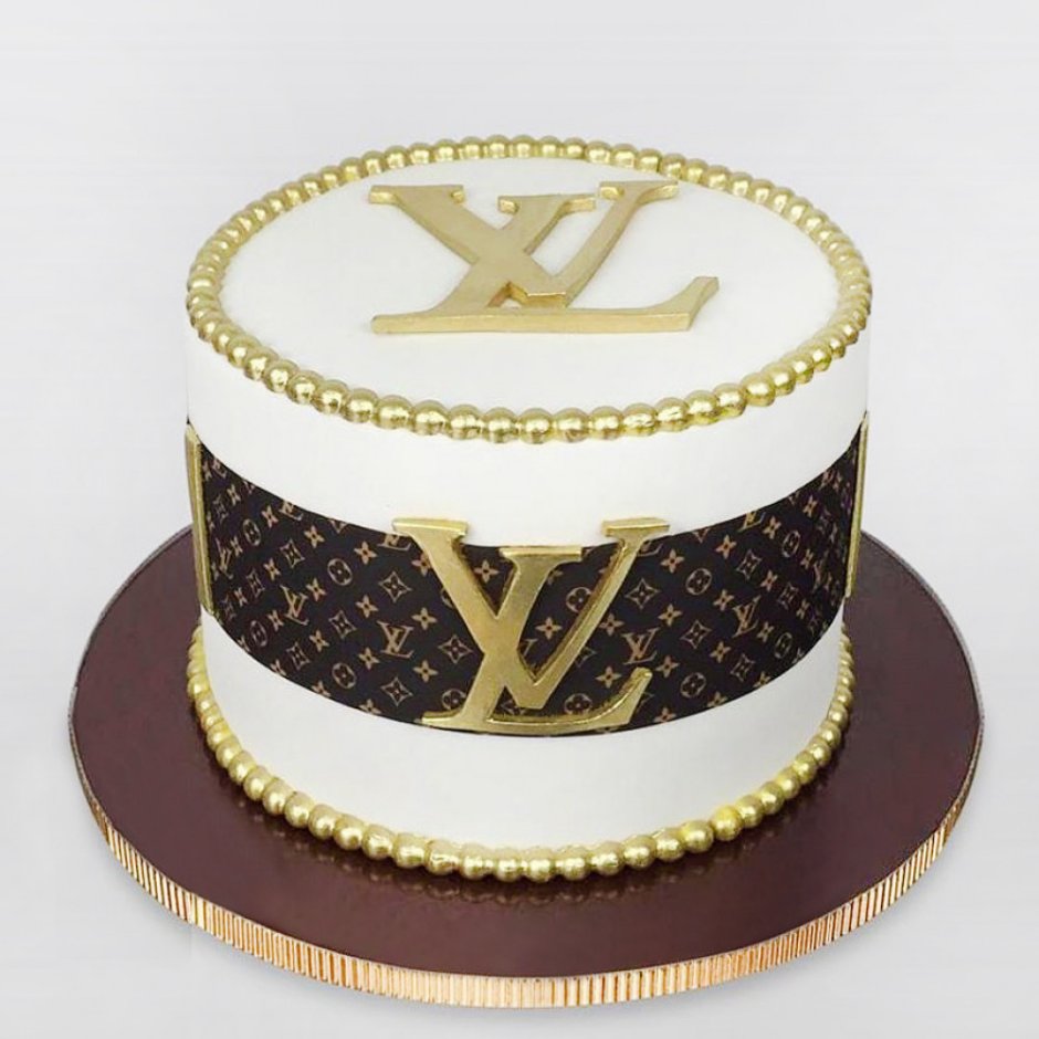 Кремовый торт с логотипом