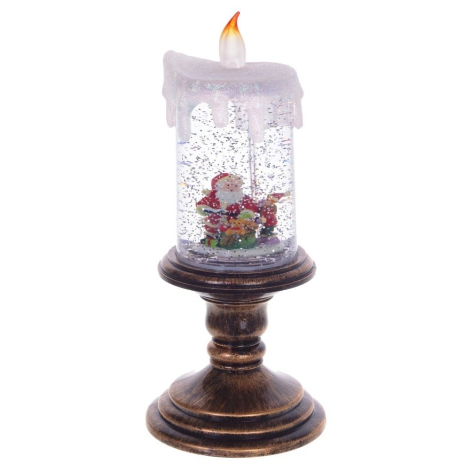 Светодиодная свеча с блёстками led Candle