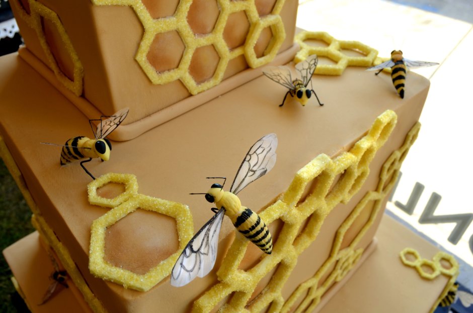 Dead Bees on a Cake
