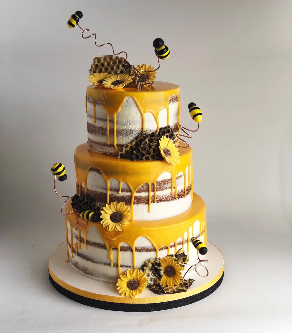 Тортик в стиле пчелки