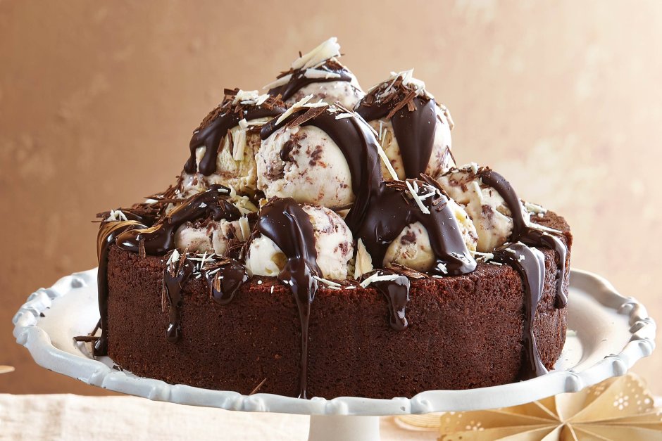 Торт шоколадное мороженое