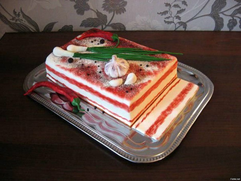 Тортик из сала