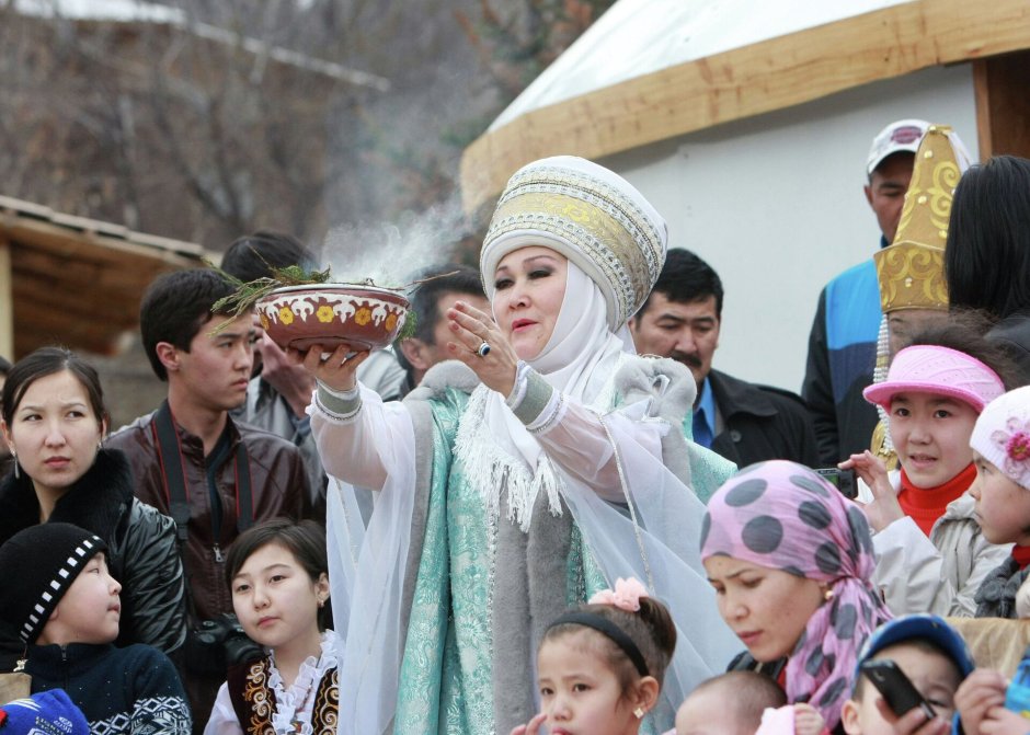Кыргызская семья в Юрте