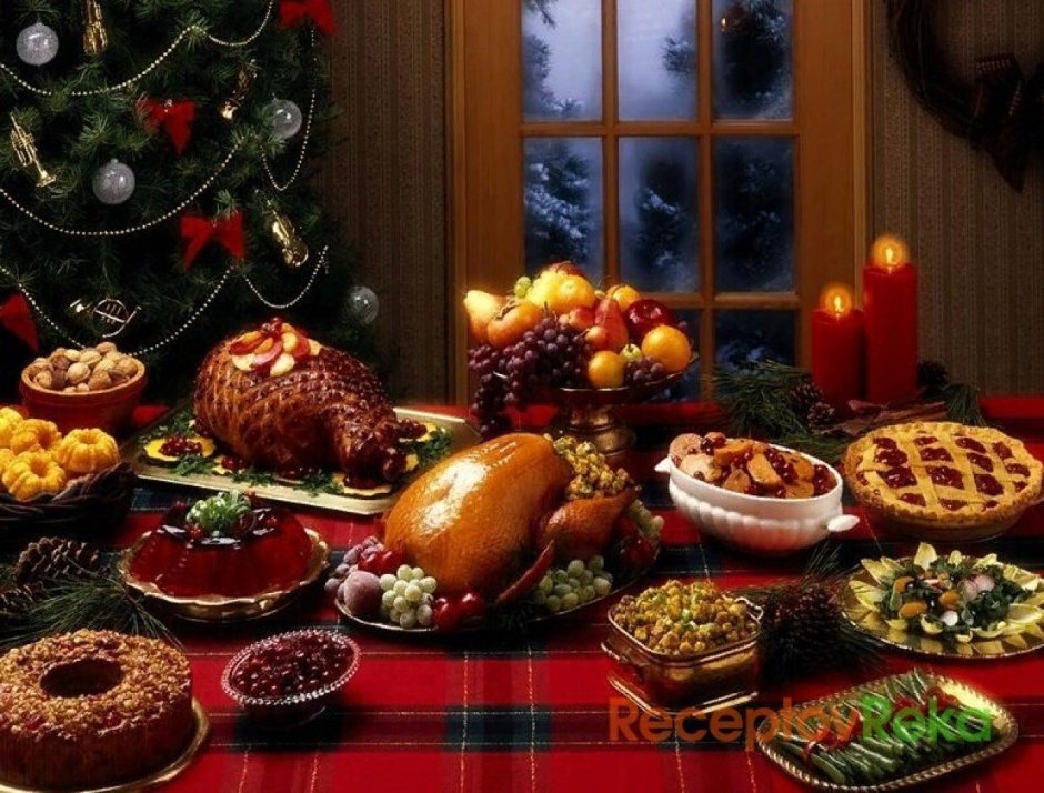 Блюда на Рождественском столе у англичан