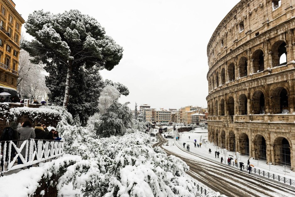 Монца Италия зимой