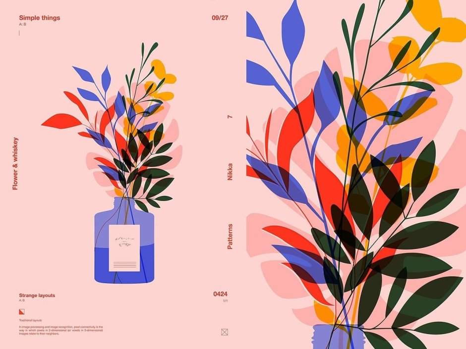 Тренд цветов в графическом дизайне