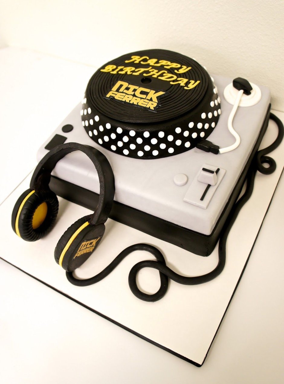 Эстетичный торт Happy Birthday