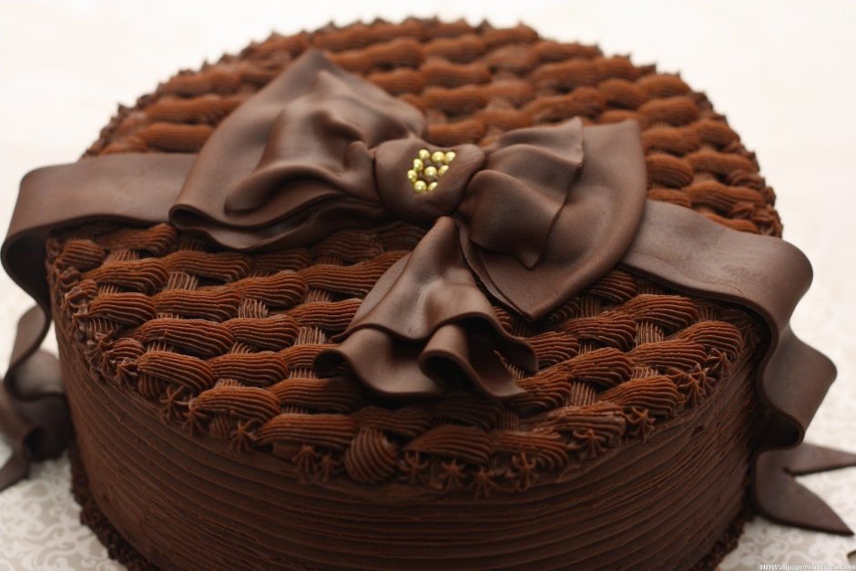 Торт для девочки сверху шоколад