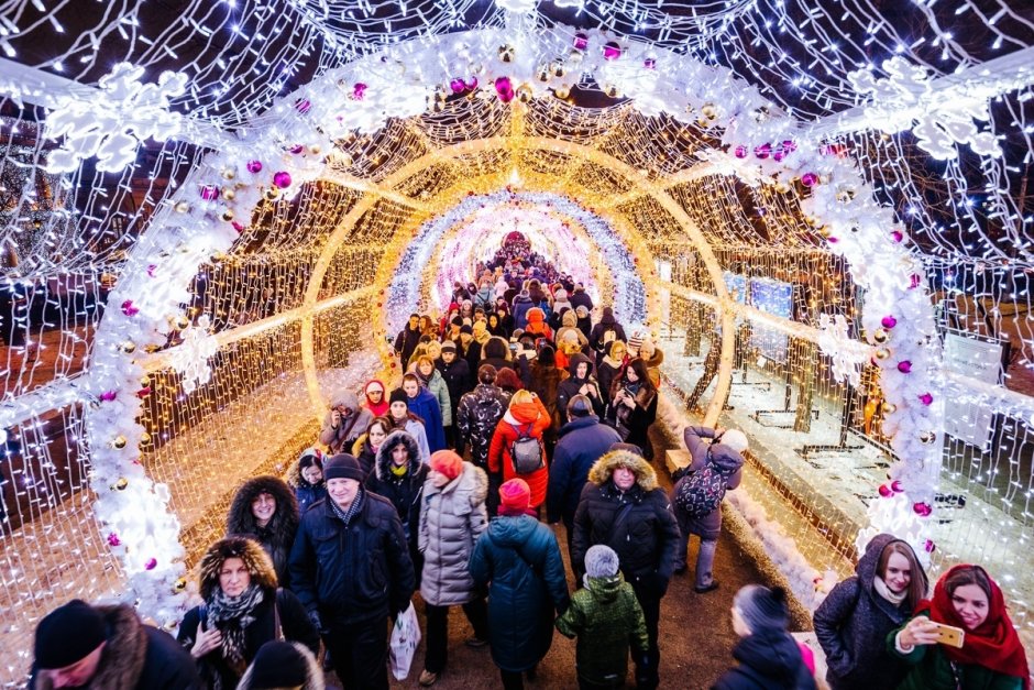 Московский фестиваль «путешествие в Рождество»