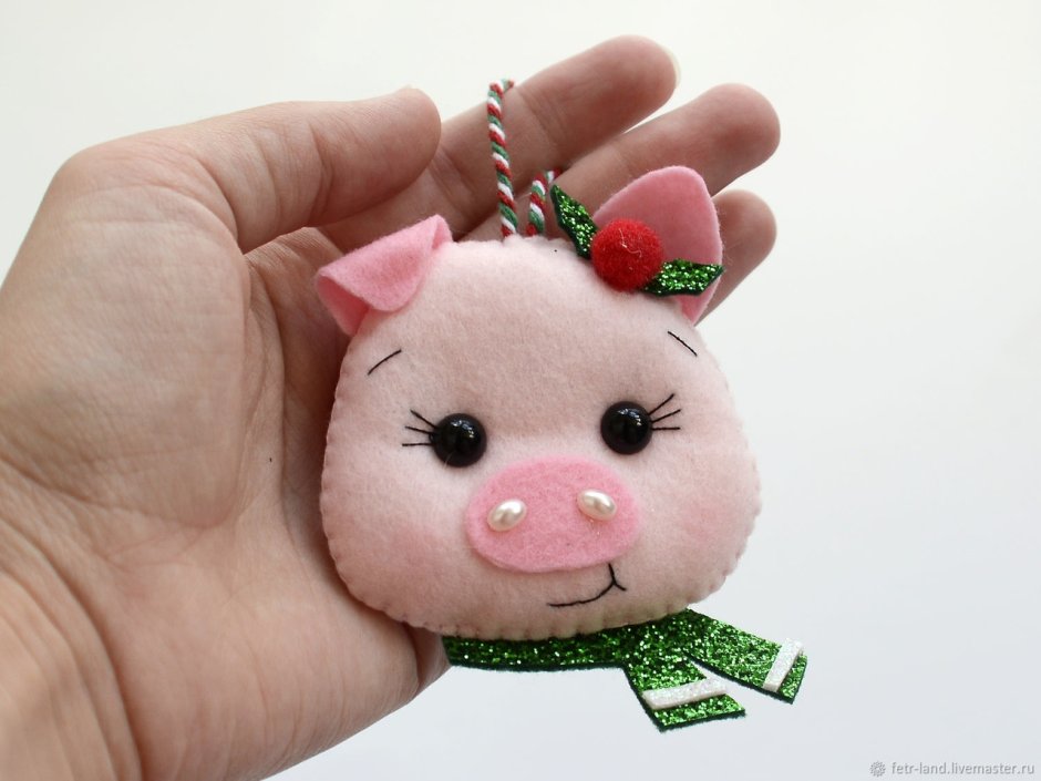 Идеи украшения на новый год свиньи