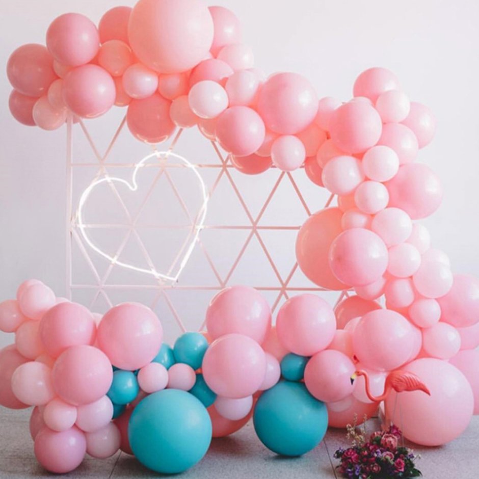 Фотозоны с воздушными шарами