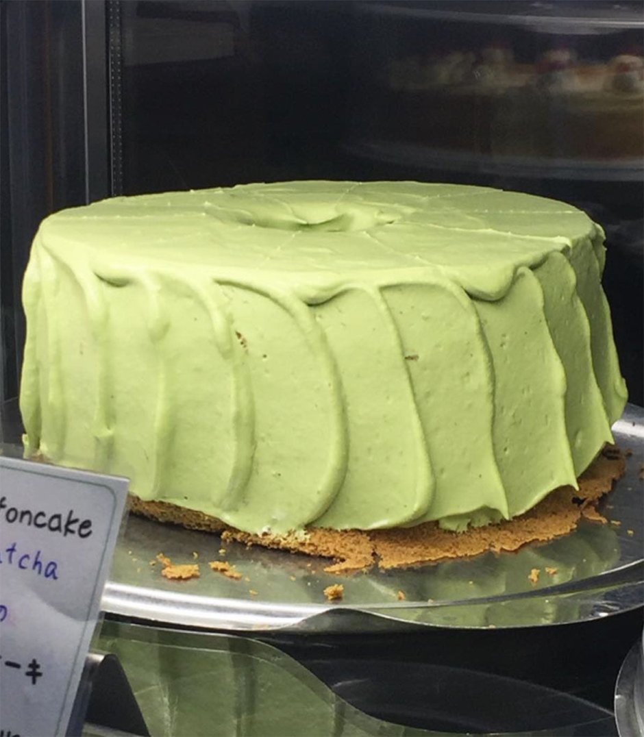 Торт зелёный берег
