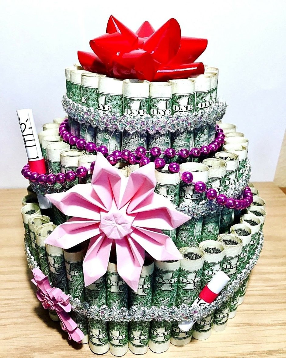 Торт из денег на день рождения мужчине