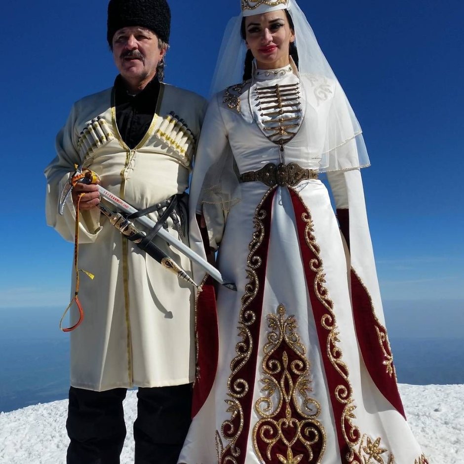 Кавказ джигит Горянка