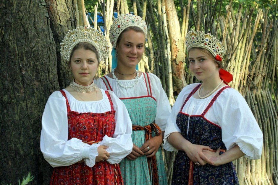 ДУШЕГРЕЯ одежда женщины древней Руси 16 век