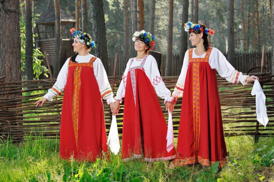 История русского женского костюма