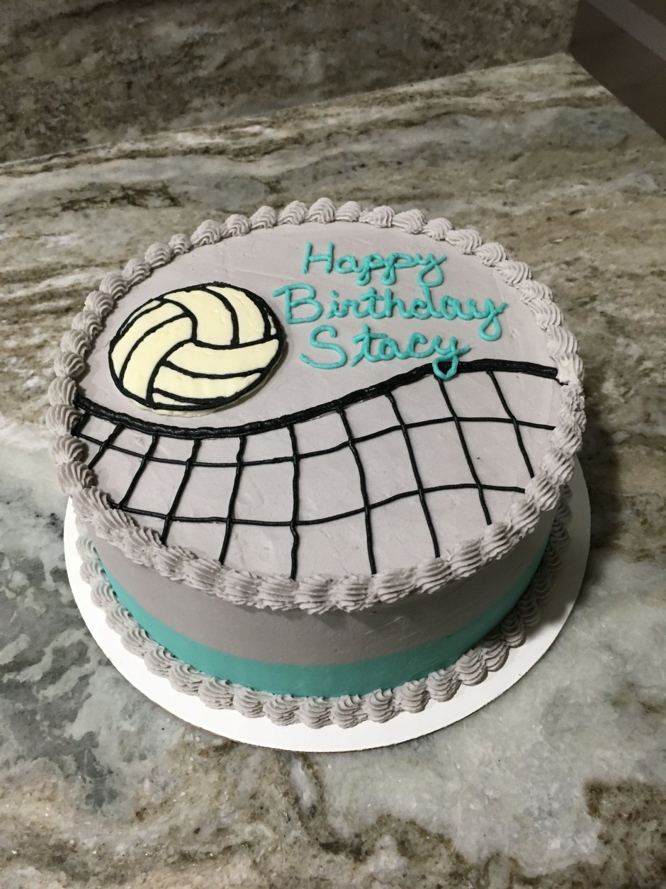 Торт на тему волейбол на день рождения