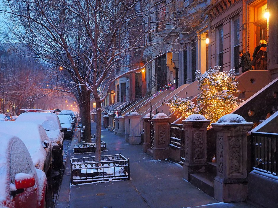Нью-Йорк зимой