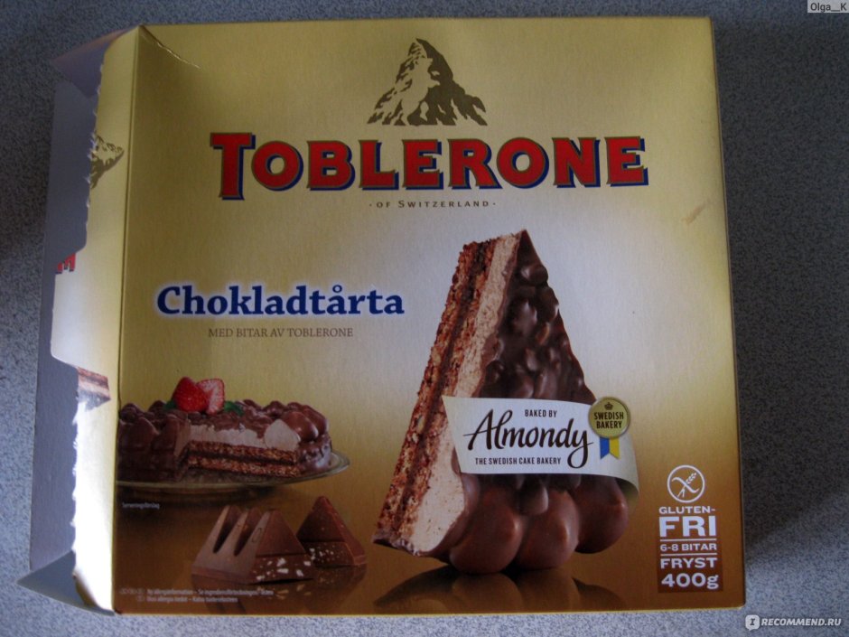 Toblerone мороженое