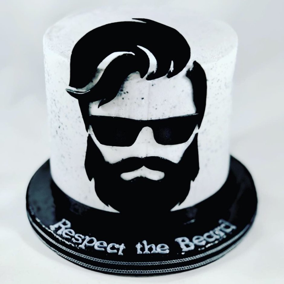 Торт с бородой для мужчины