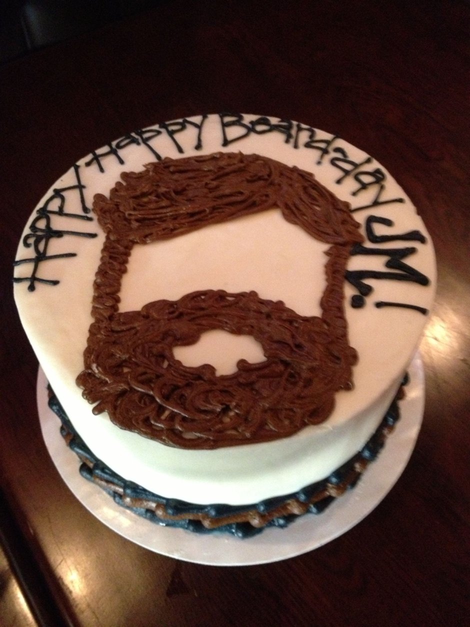 Торт с бородой