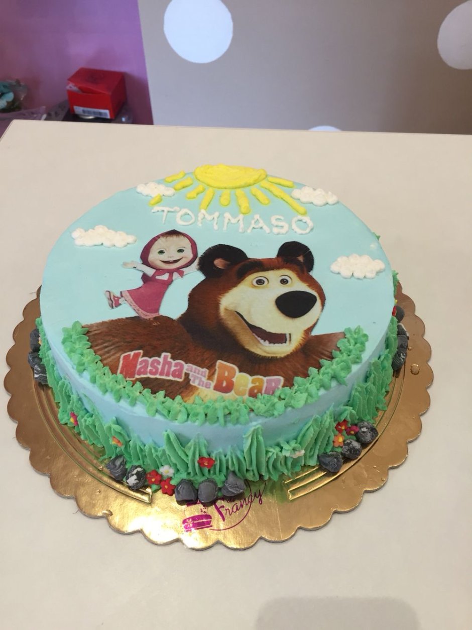 Торт Маша и медведь своими руками Минни Маус