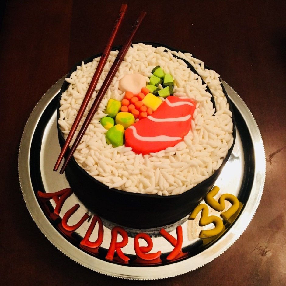Торт на день рождения суши бара прикольные