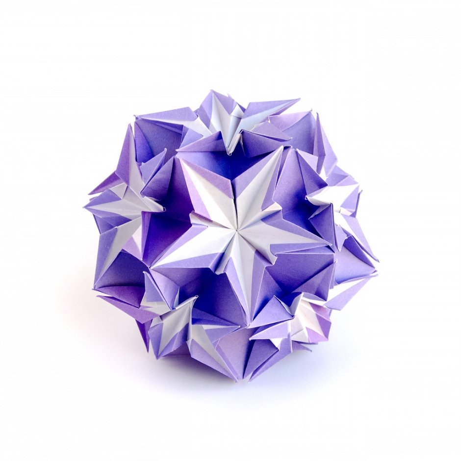 Оригами кусудама звезда